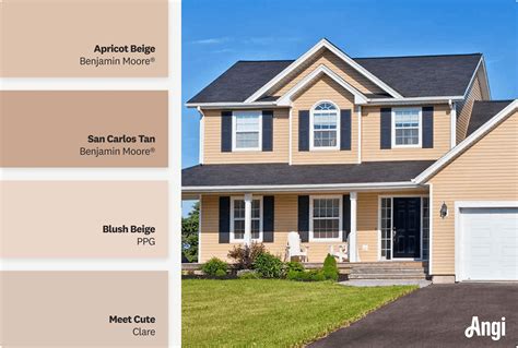 beige tan exterior house colors.